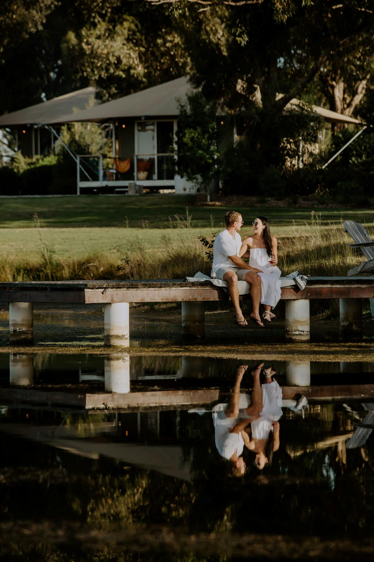 Couple on Jetty