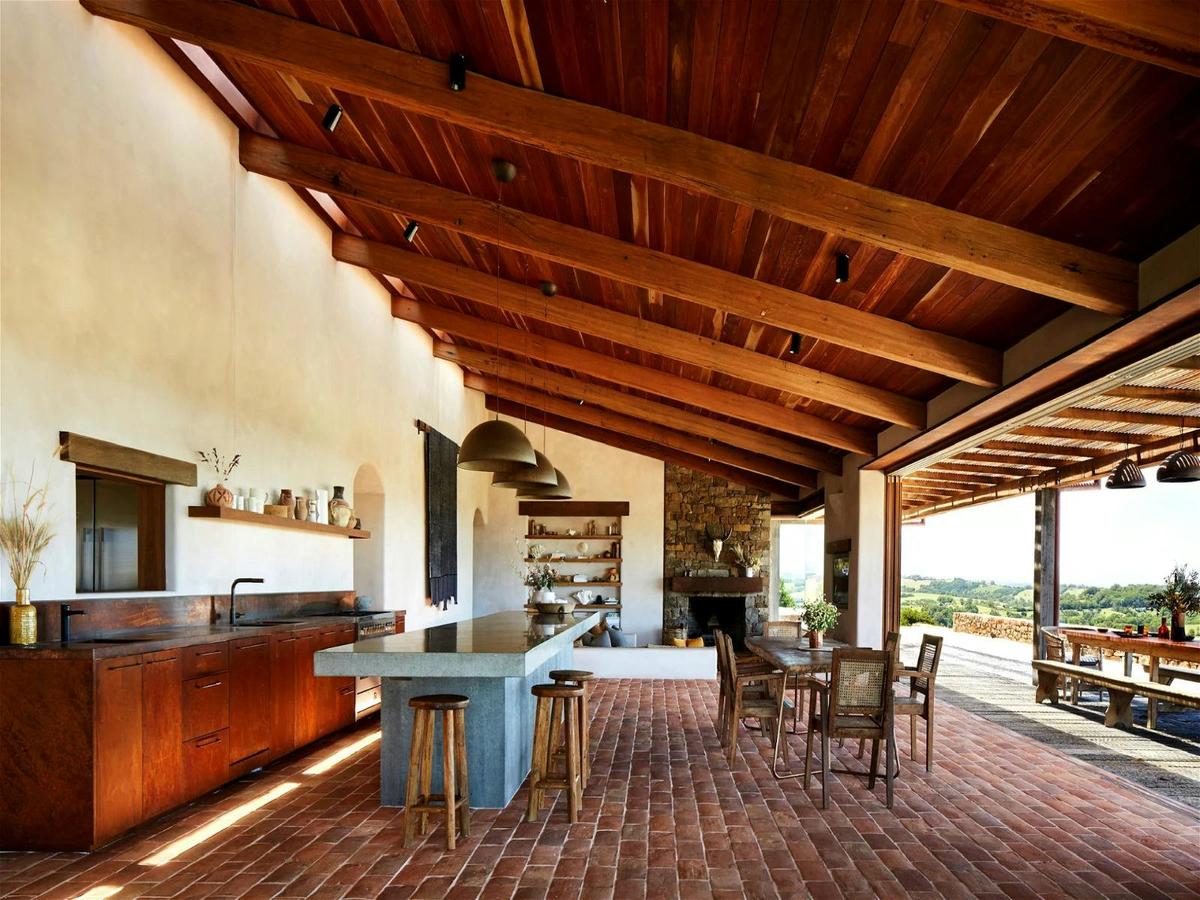 Kitchen and preparation pantry, multiple dining areas