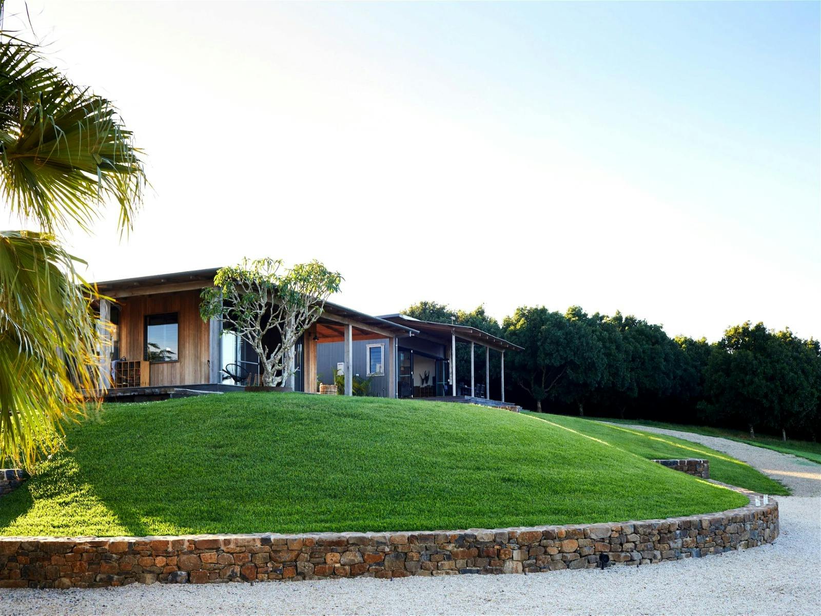 Expansive private lawns and natural areas to explore