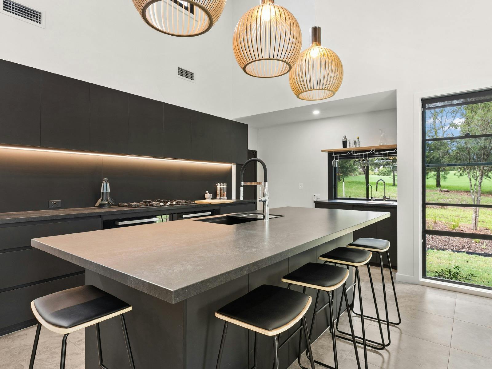 Daze Off kitchen area