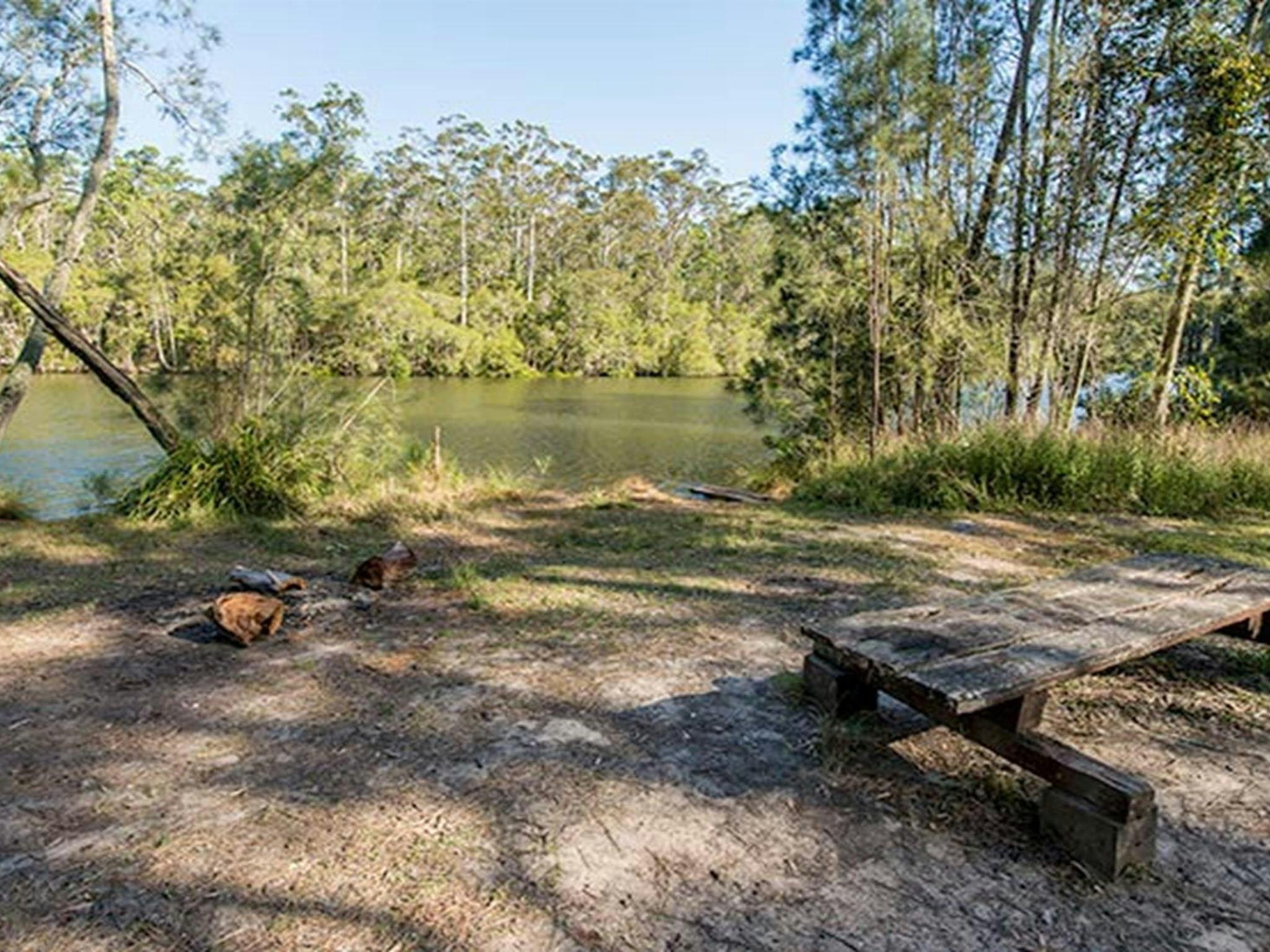 Ferny Creek campground, Wallingat National Park. Photo: John Spencer/NSW Government