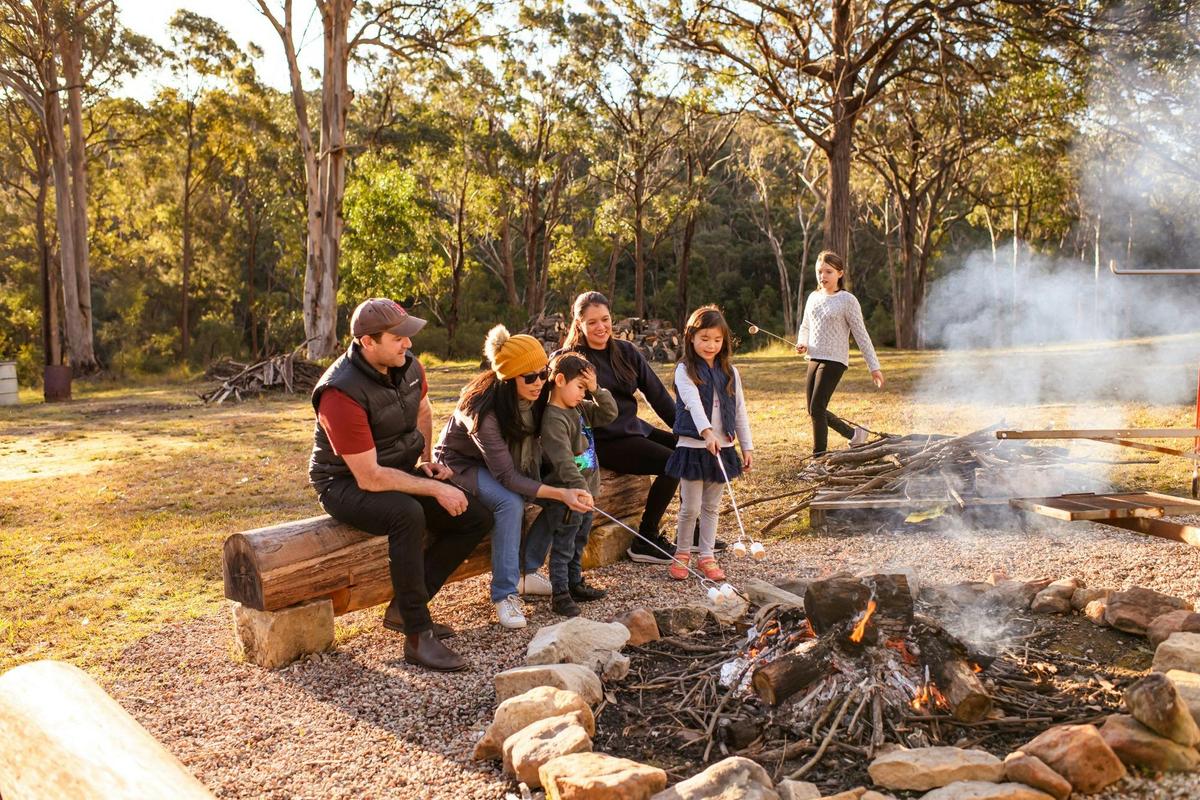 The Famous Campfire at Dido's Place