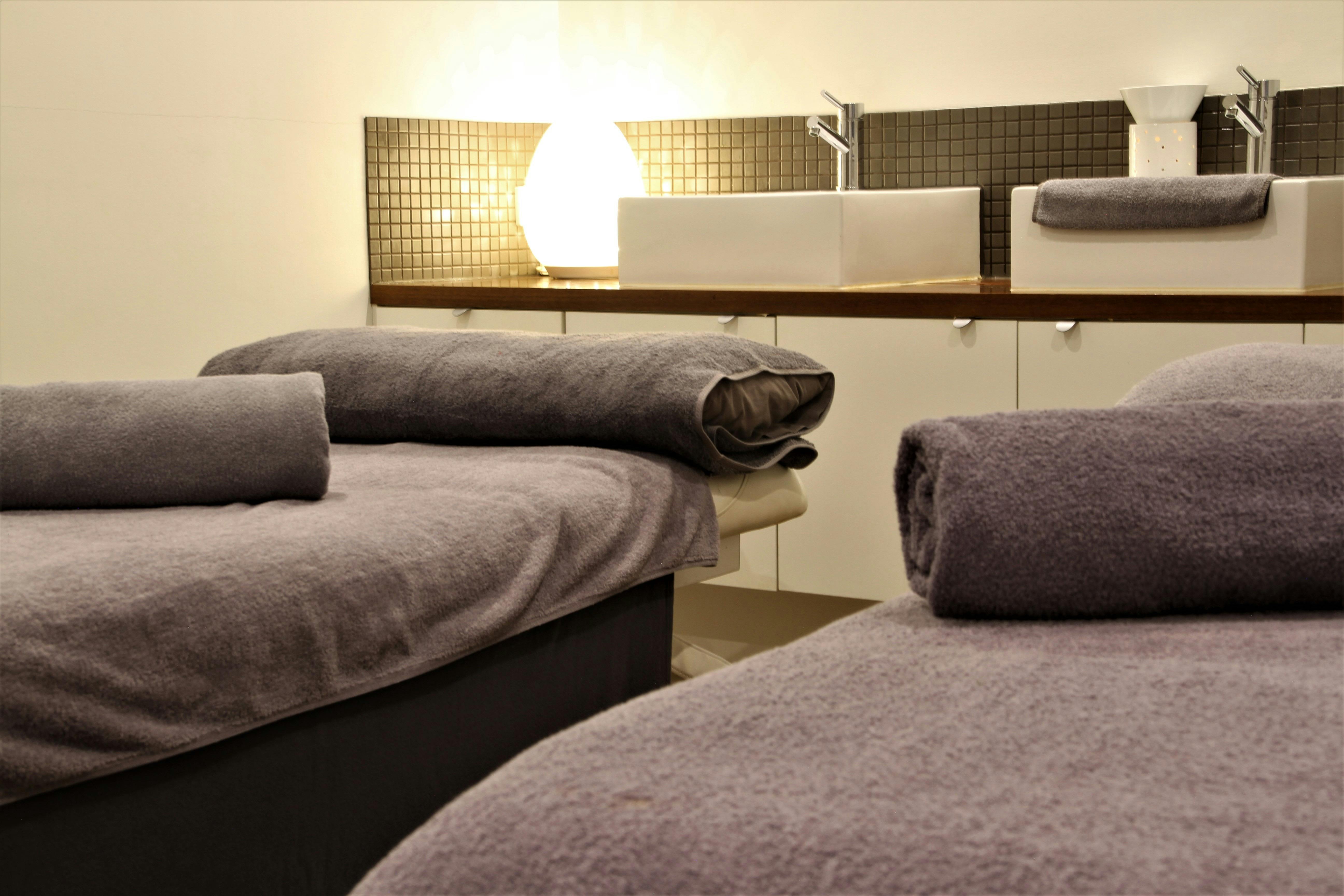 Spa with a friend in one of our four double treatment rooms.