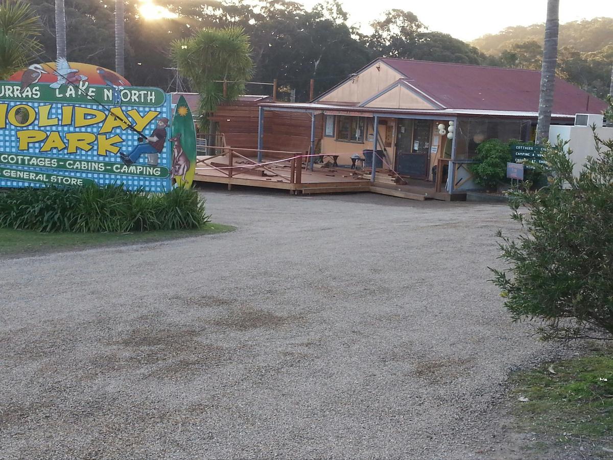 Cafe and shop with new deck completed