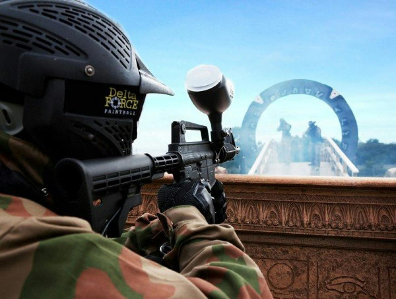 Coming through a Stargate ...That's cheating