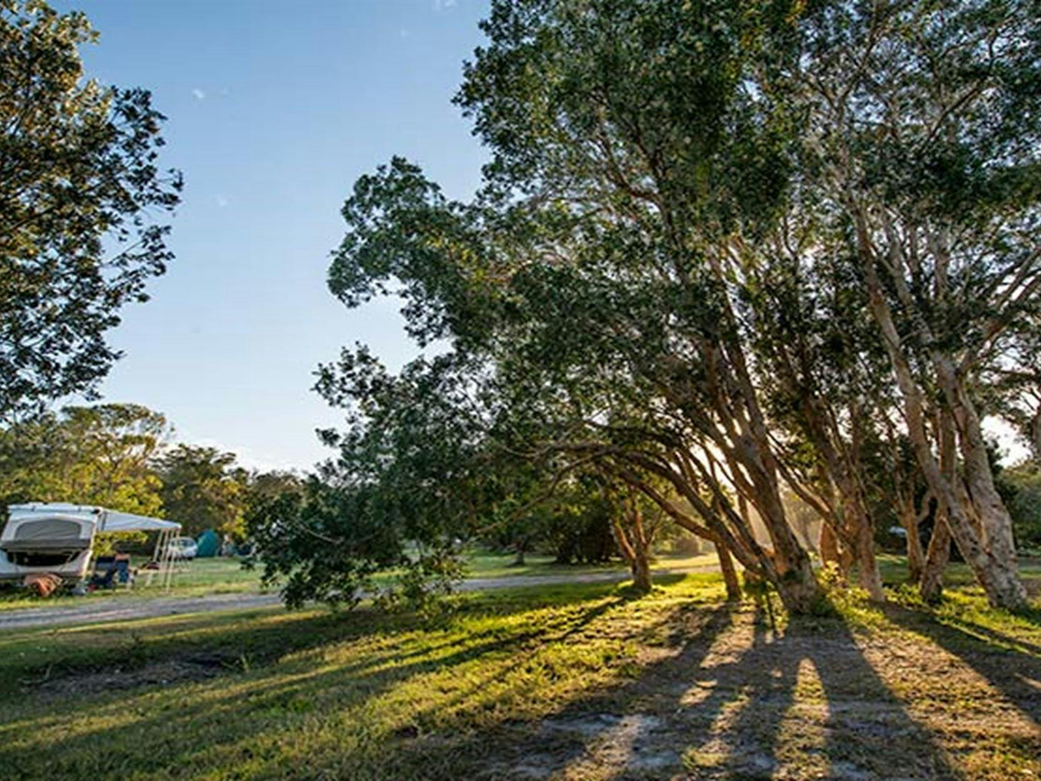 Delicate campground, Goolawah Regional Park. Photo: John Spencer/DPIE