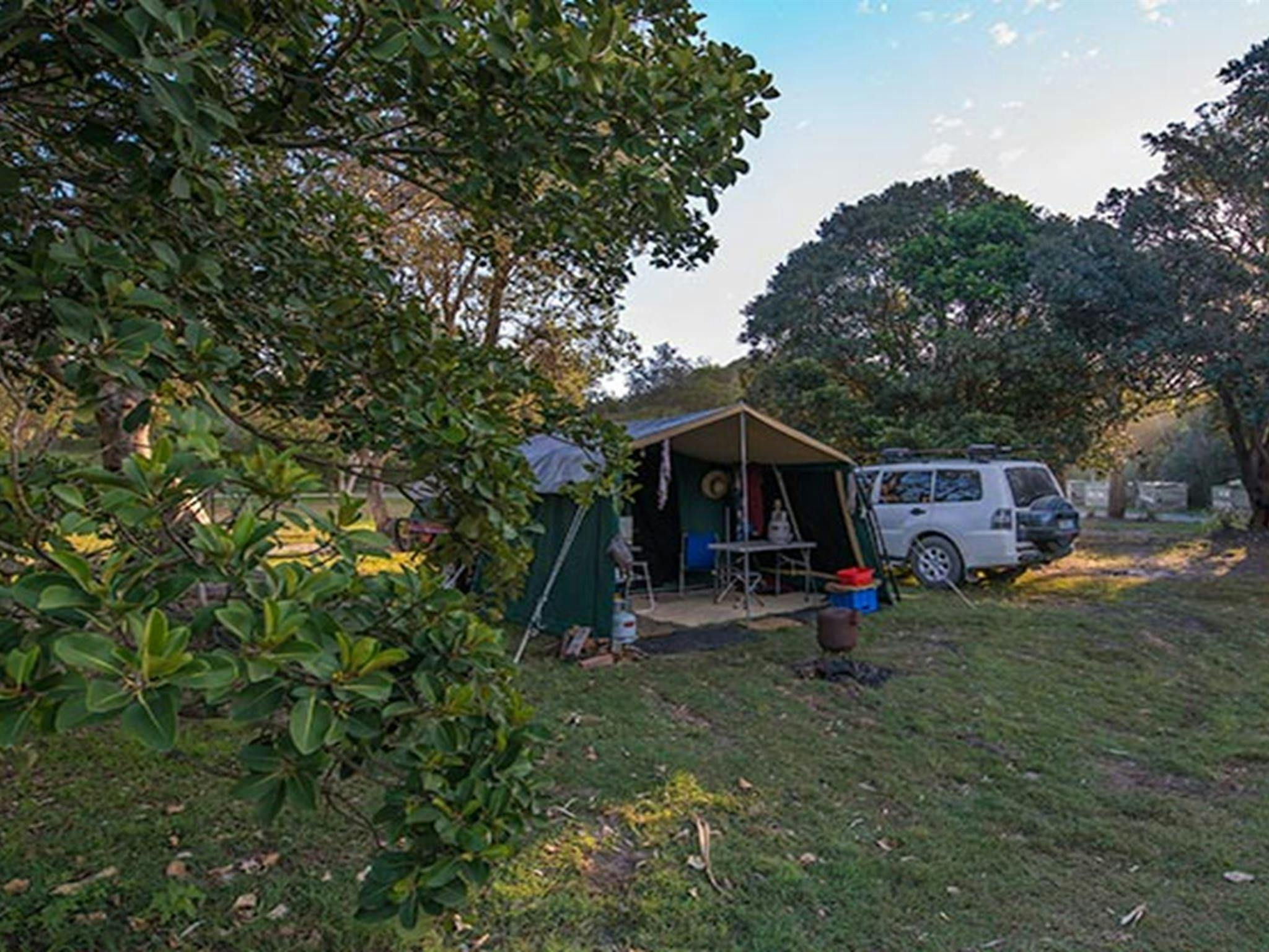 Delicate campground, Goolawah Regional Park. Photo: John Spencer/DPIE
