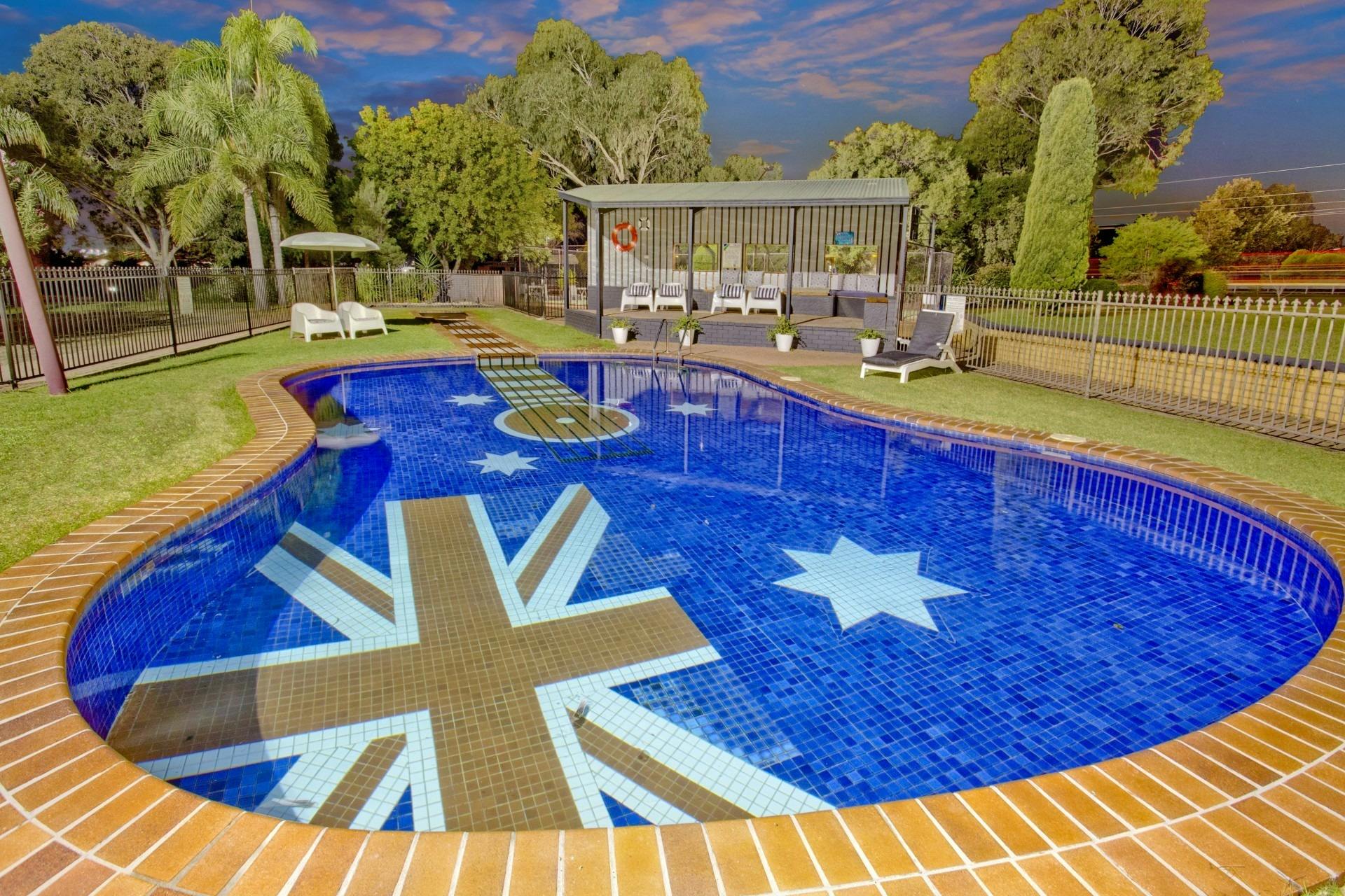 Check out our unique Guitar shaped pool