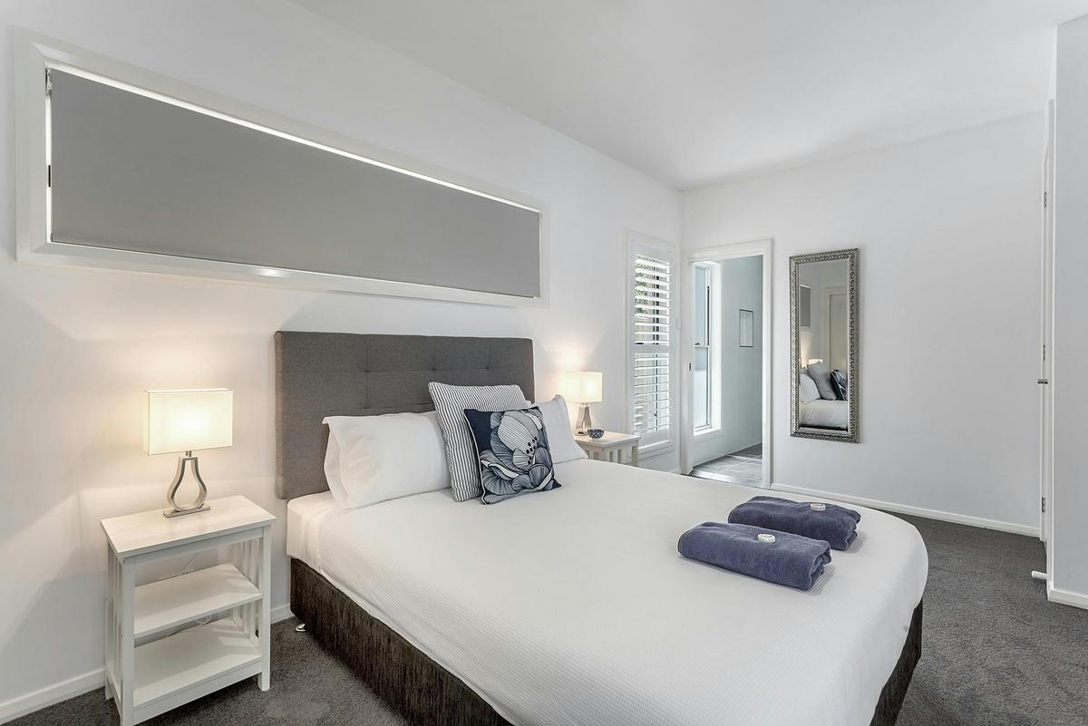 Master bedroom with lux linen provided and own ensuite