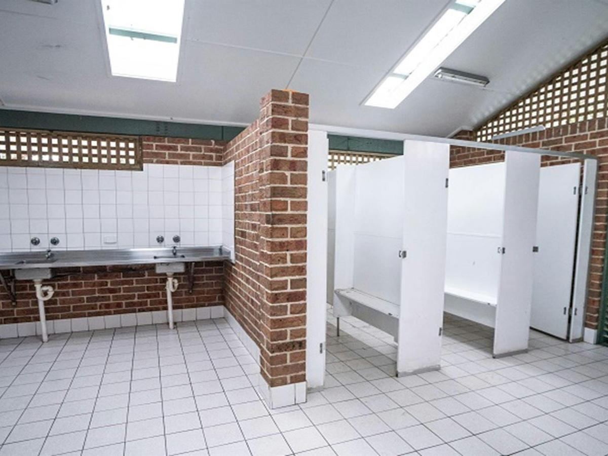 Amenities block at Diamond Head campground, Crowdy Bay National Park. Photo: Rob Mulally/DPIE