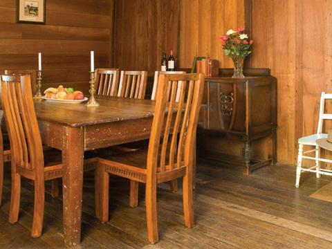 East Kunderang Homestead dining area. Photo: Michael van Ewijk/DPIE