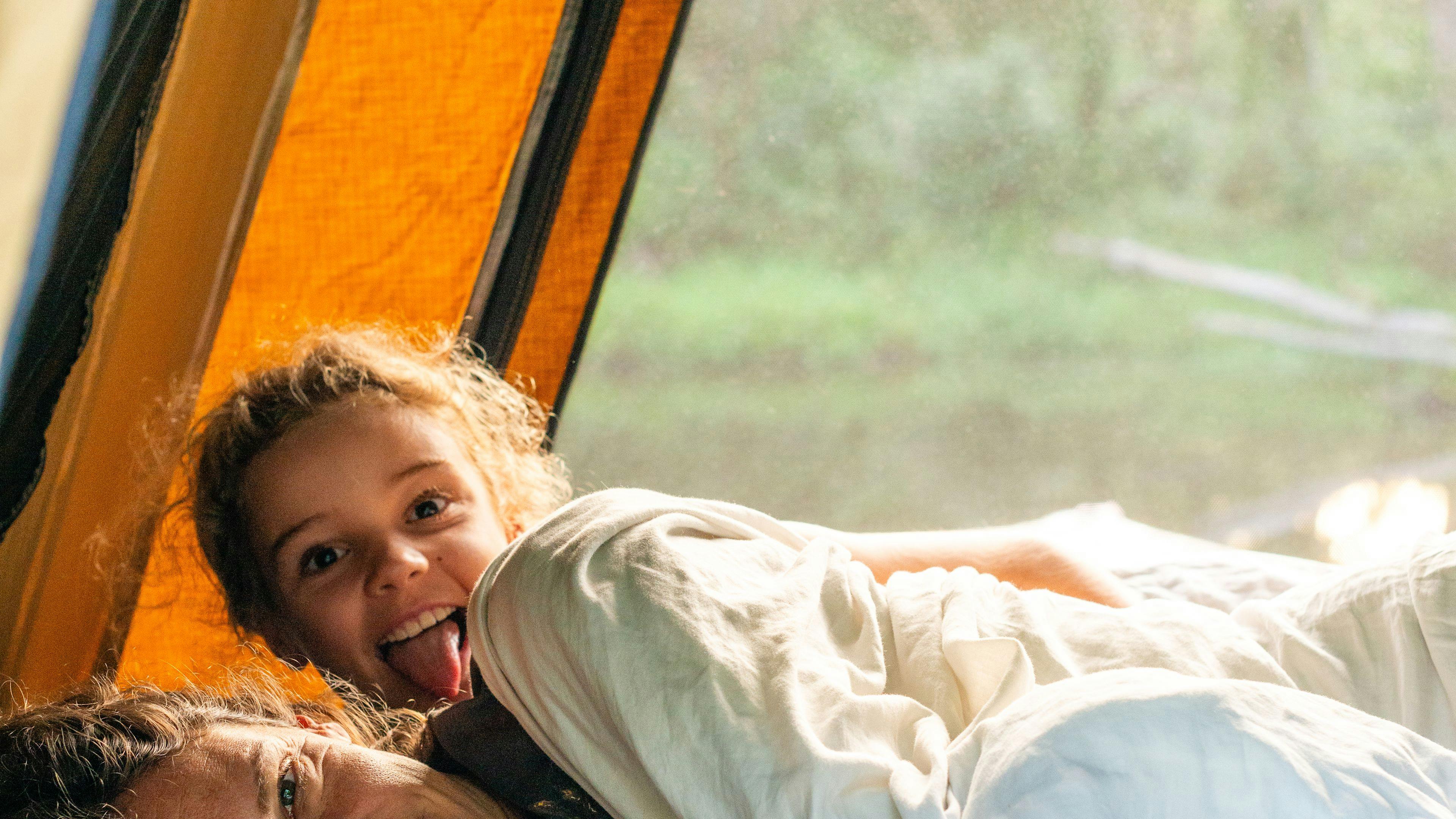 Waking up next to the creek