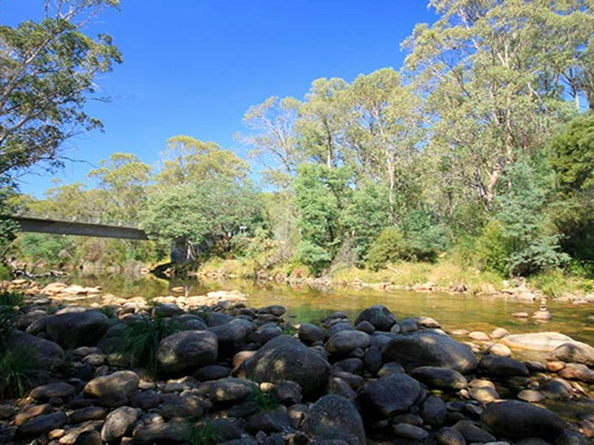 A bridge crosses the Swampy Plain River, Kosciuszko National Park. Photo: Elinor Sheargold/OEH