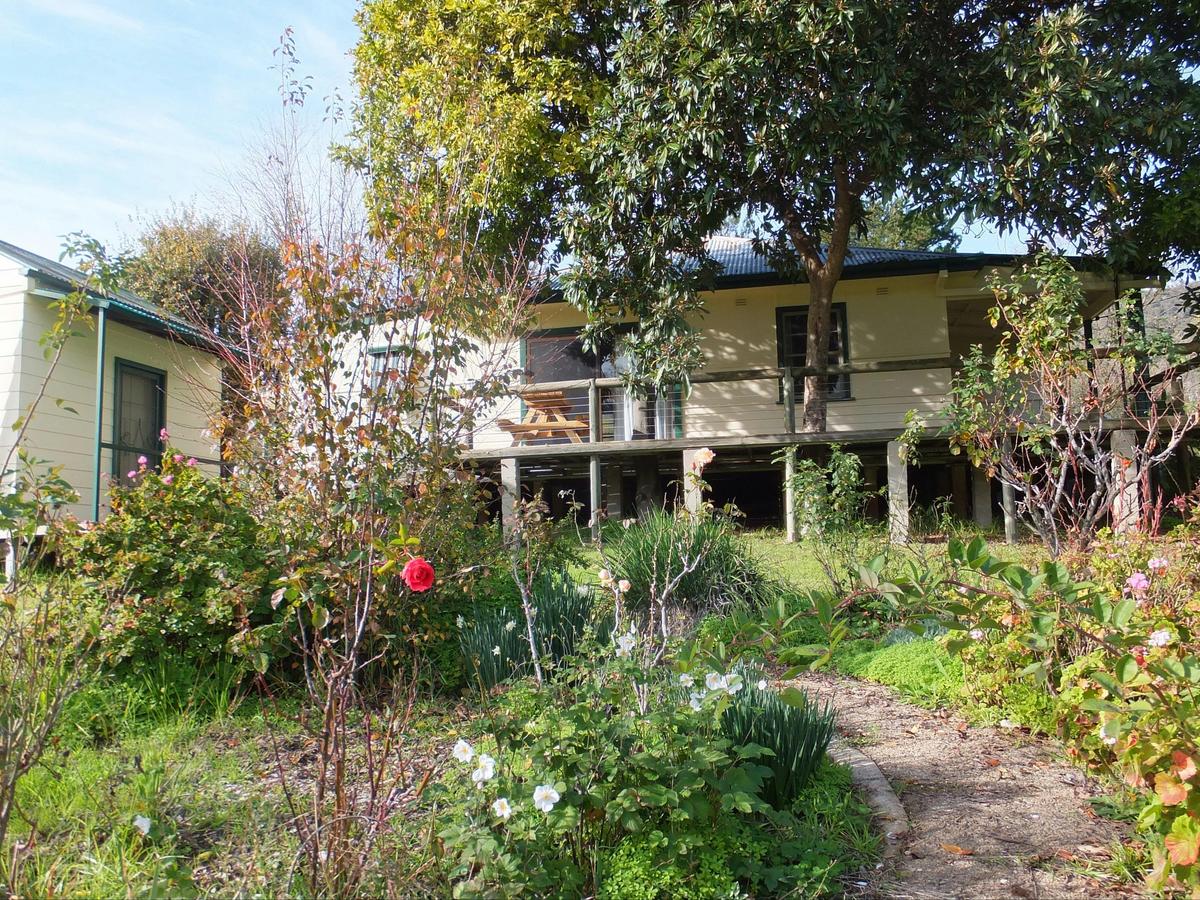 Balcony over looking garden