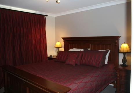 Master bedroom with king bed