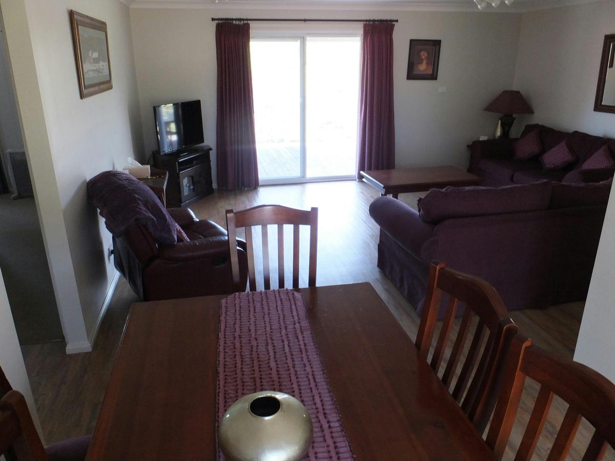 Lounge room plus dining room