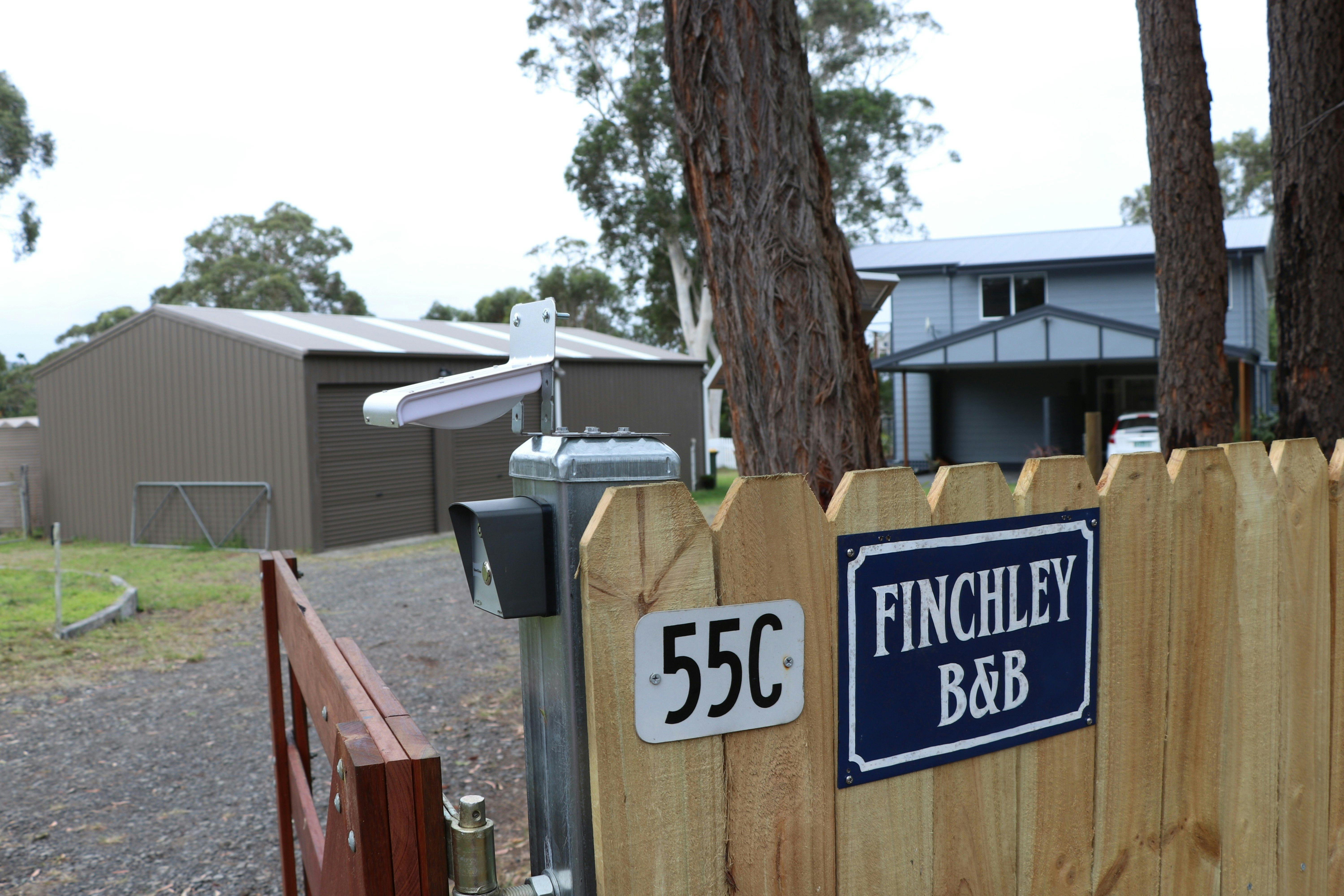 Entrance off shared private road