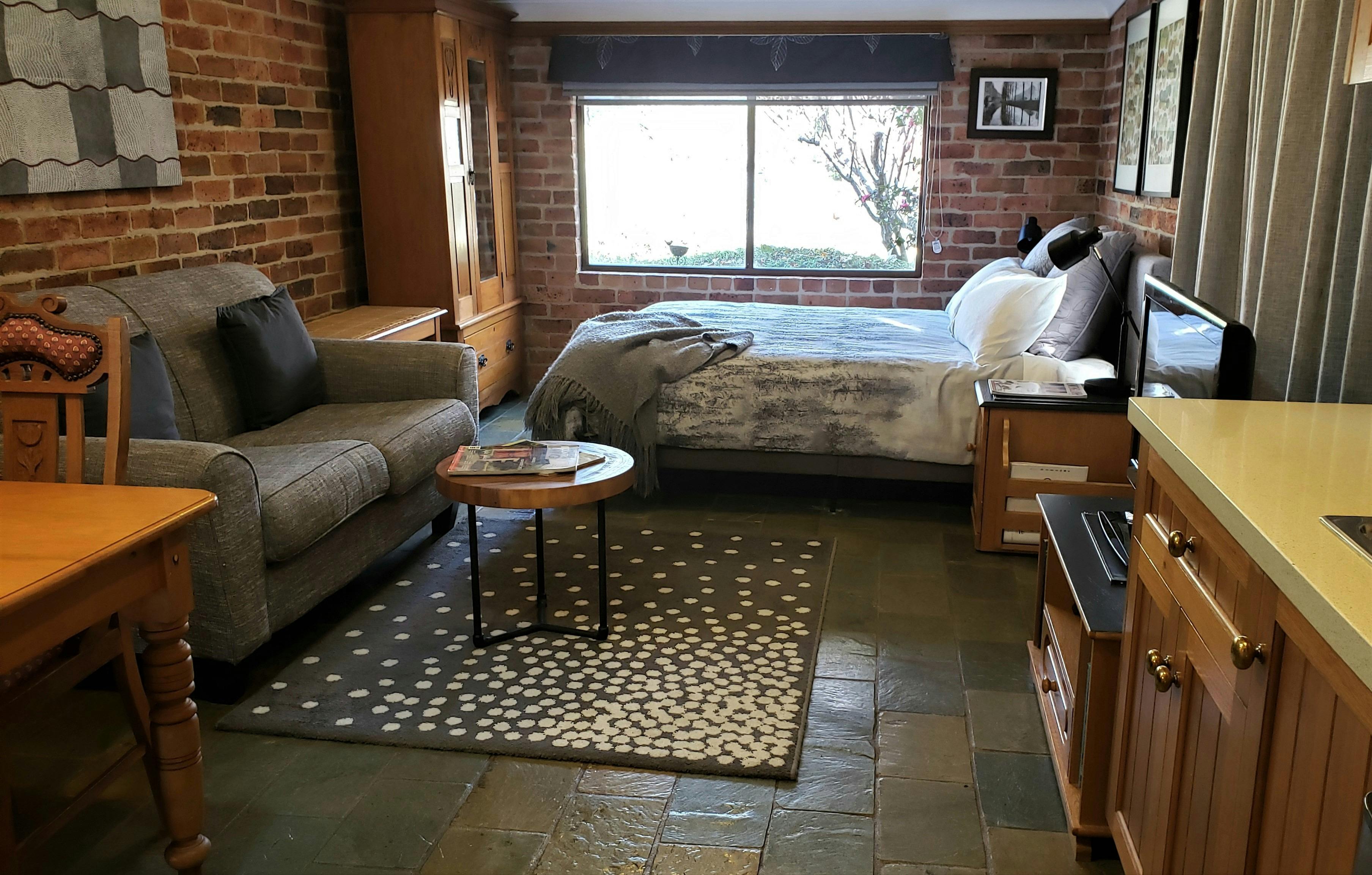 Studio room with queen bed