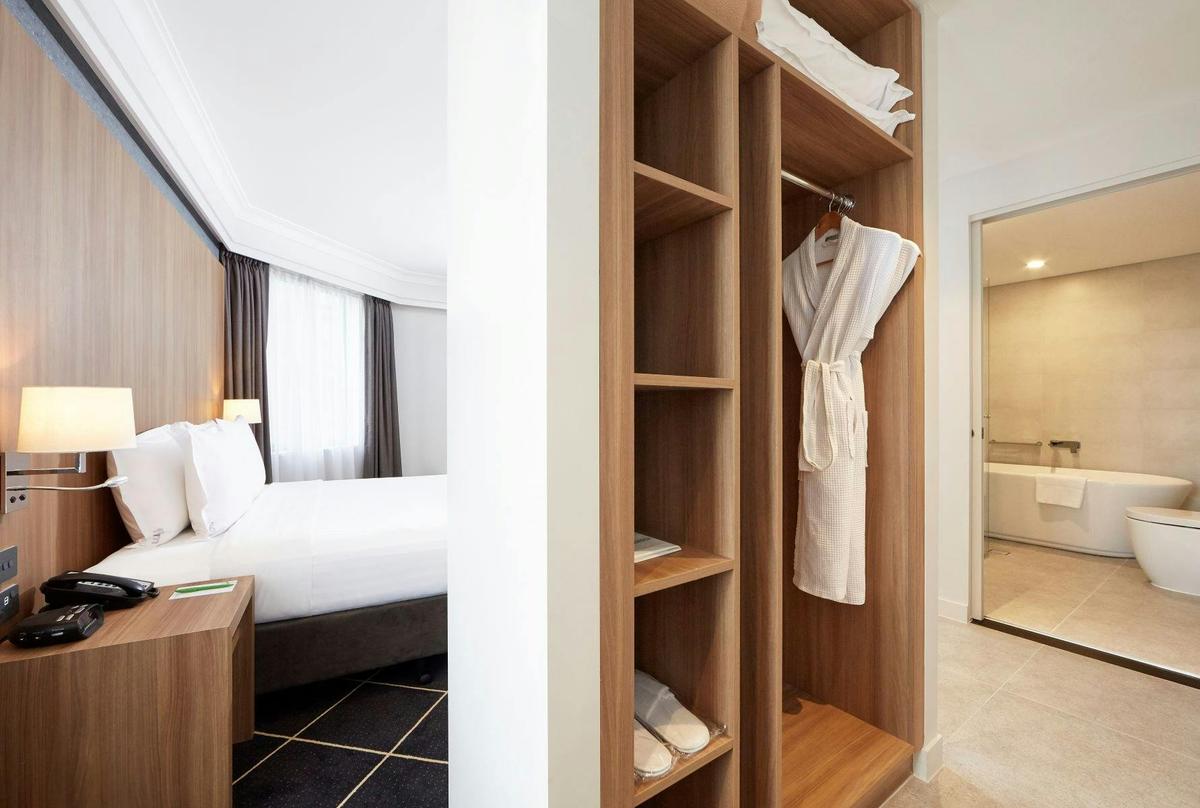 Spacious 1 King Bed Suite with bathrobe and slippers