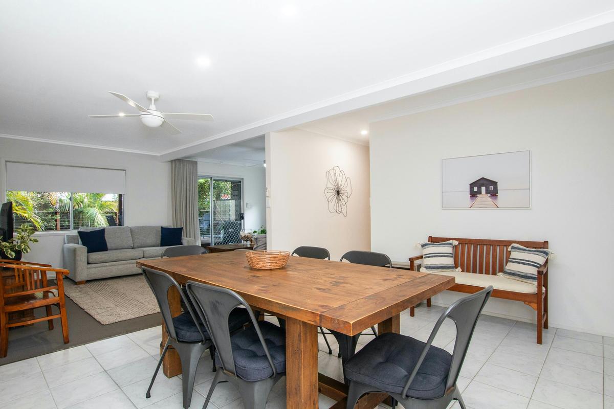 Modern, expansive open layout for contemporary living and dining.
