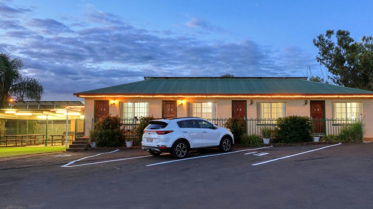 Parking available in front of rooms