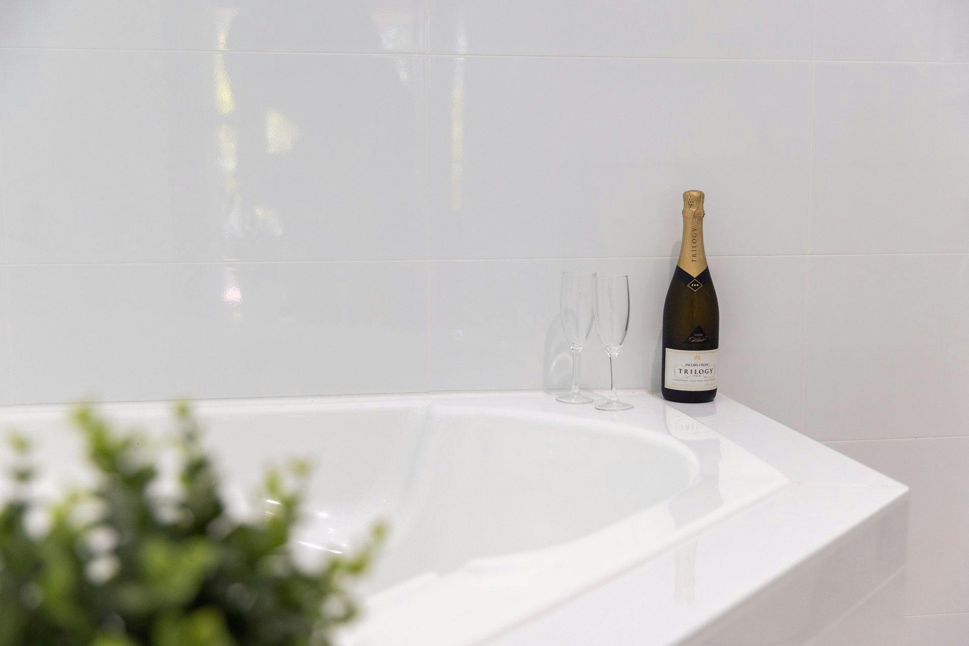 Ensuite- Main Bedroom with spar, quality bathroom products