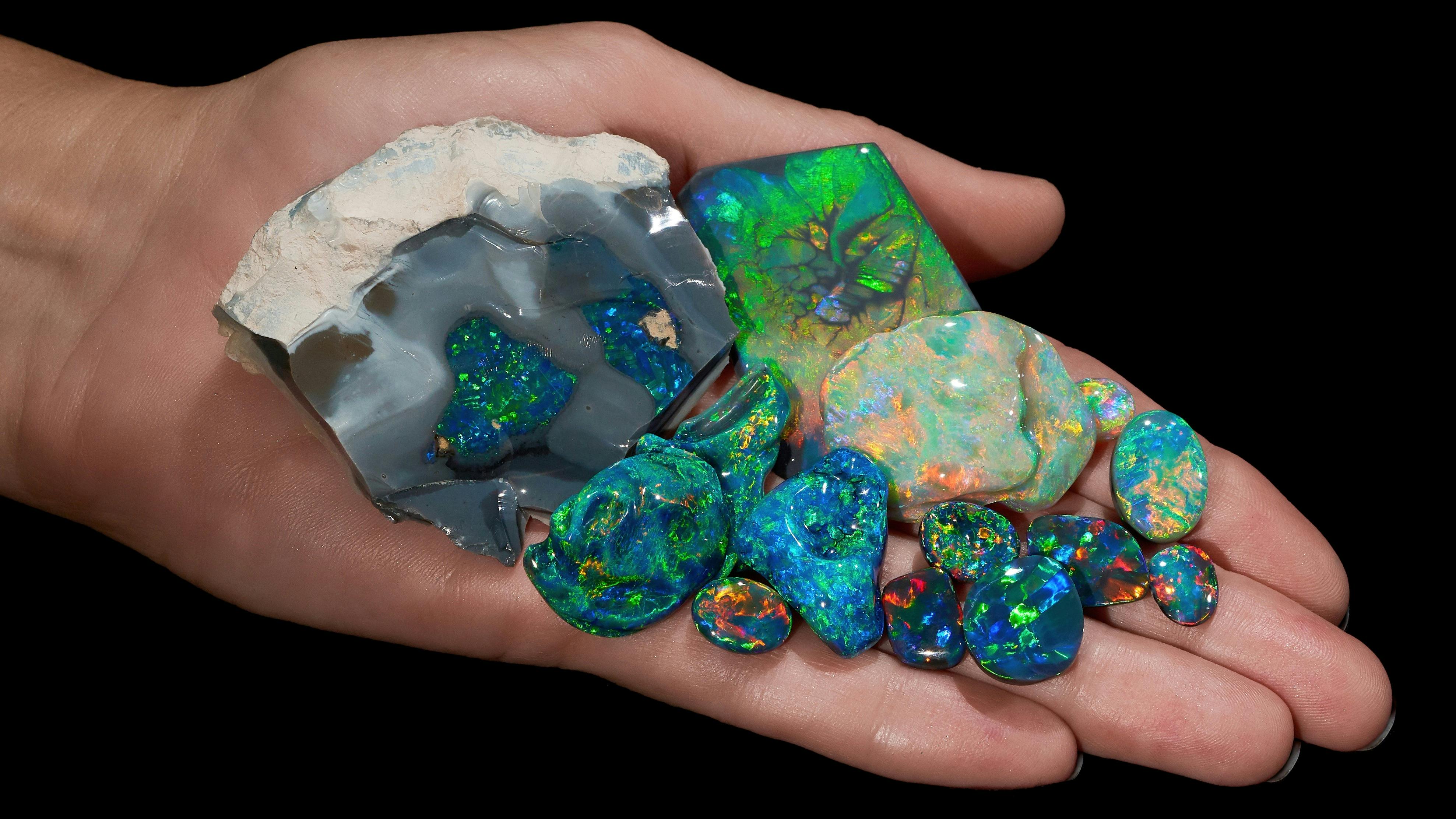$1 million of opals in the hand
