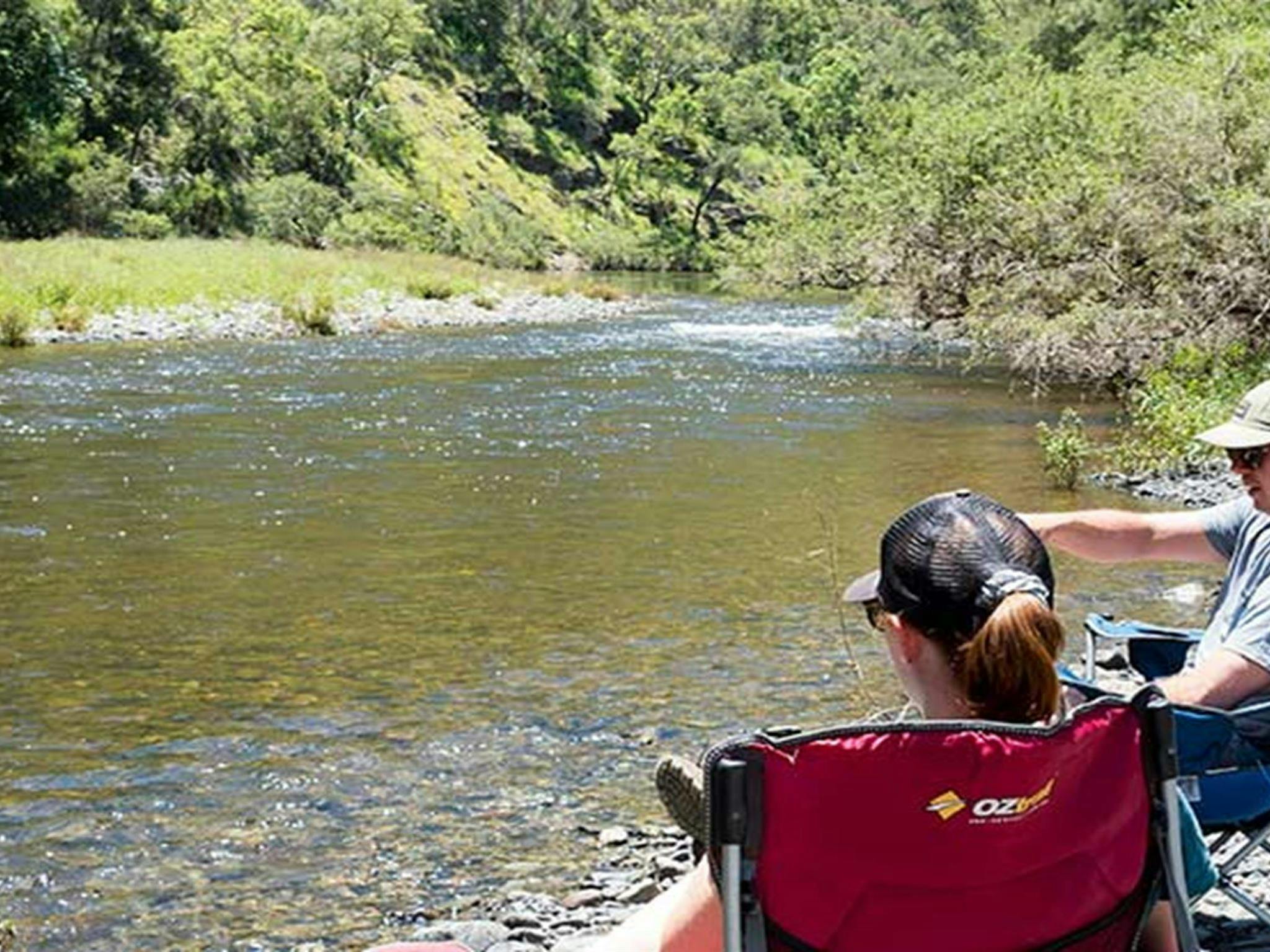 Halls Peak campground in Oxley Wild Rivers National Park. Photo: Leah Pippos &copy; DPIE