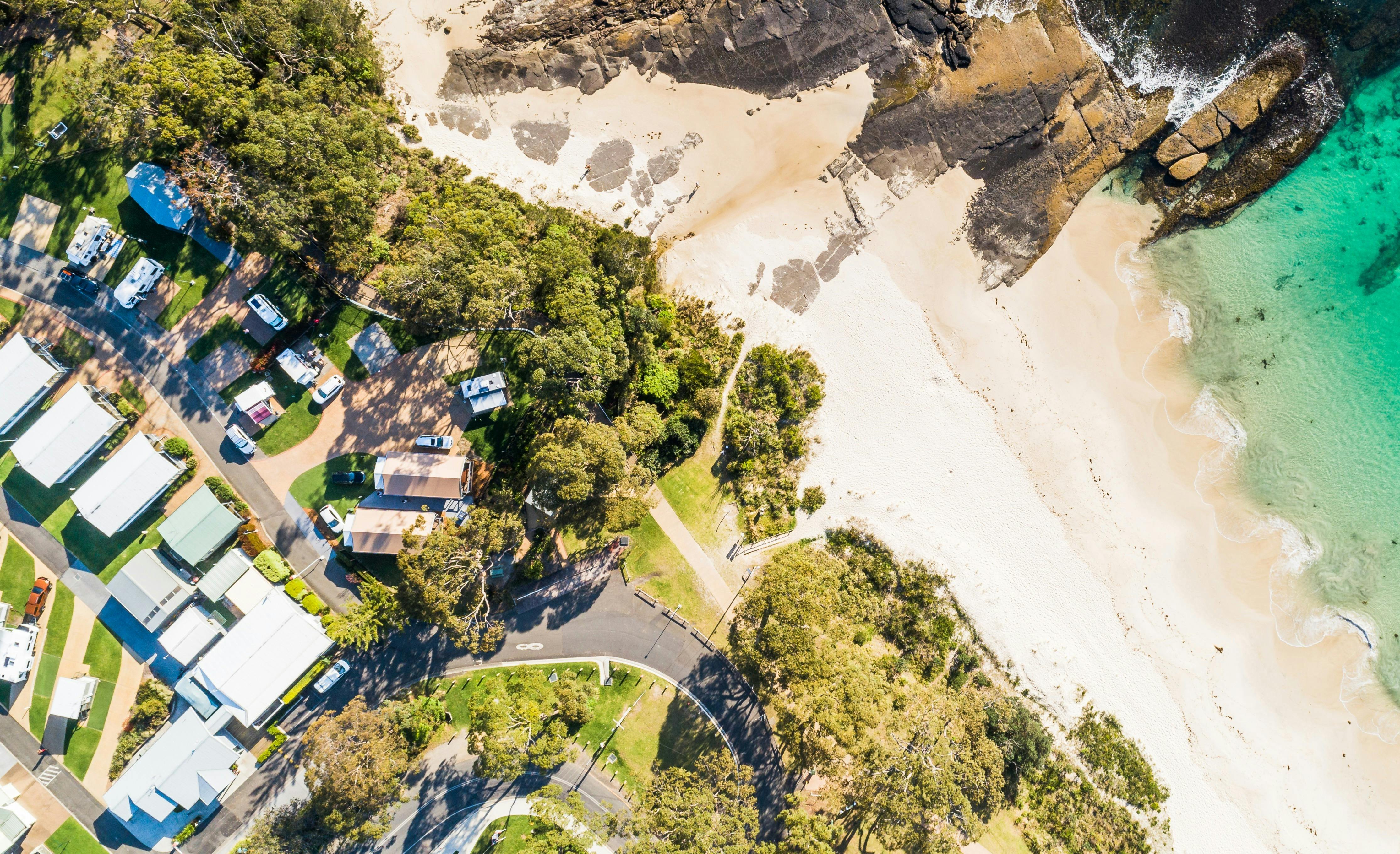 Holiday Haven White Sands Aerial