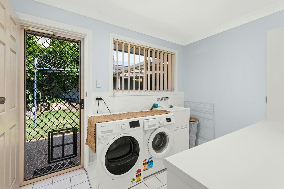 internal laundry area