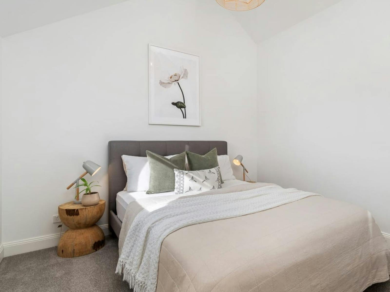 Queen Bedroom at Elegant Prince Retreat