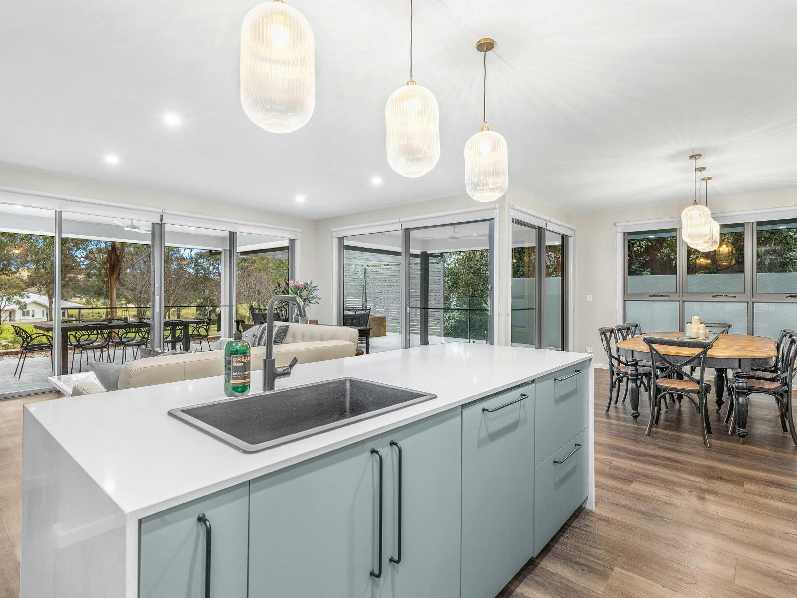 Eucalypts kitchen and dining area