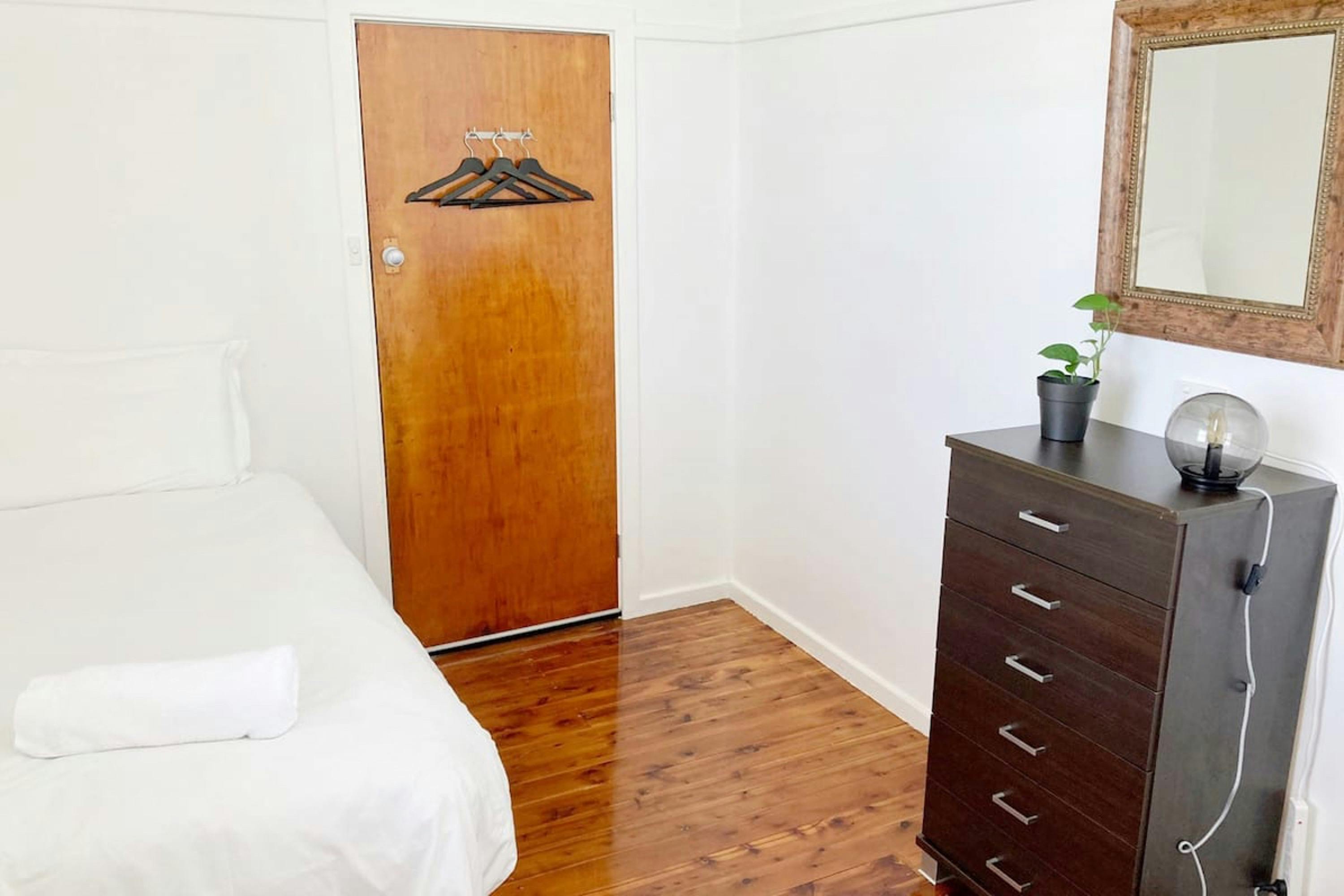 Spacious rooms with storage