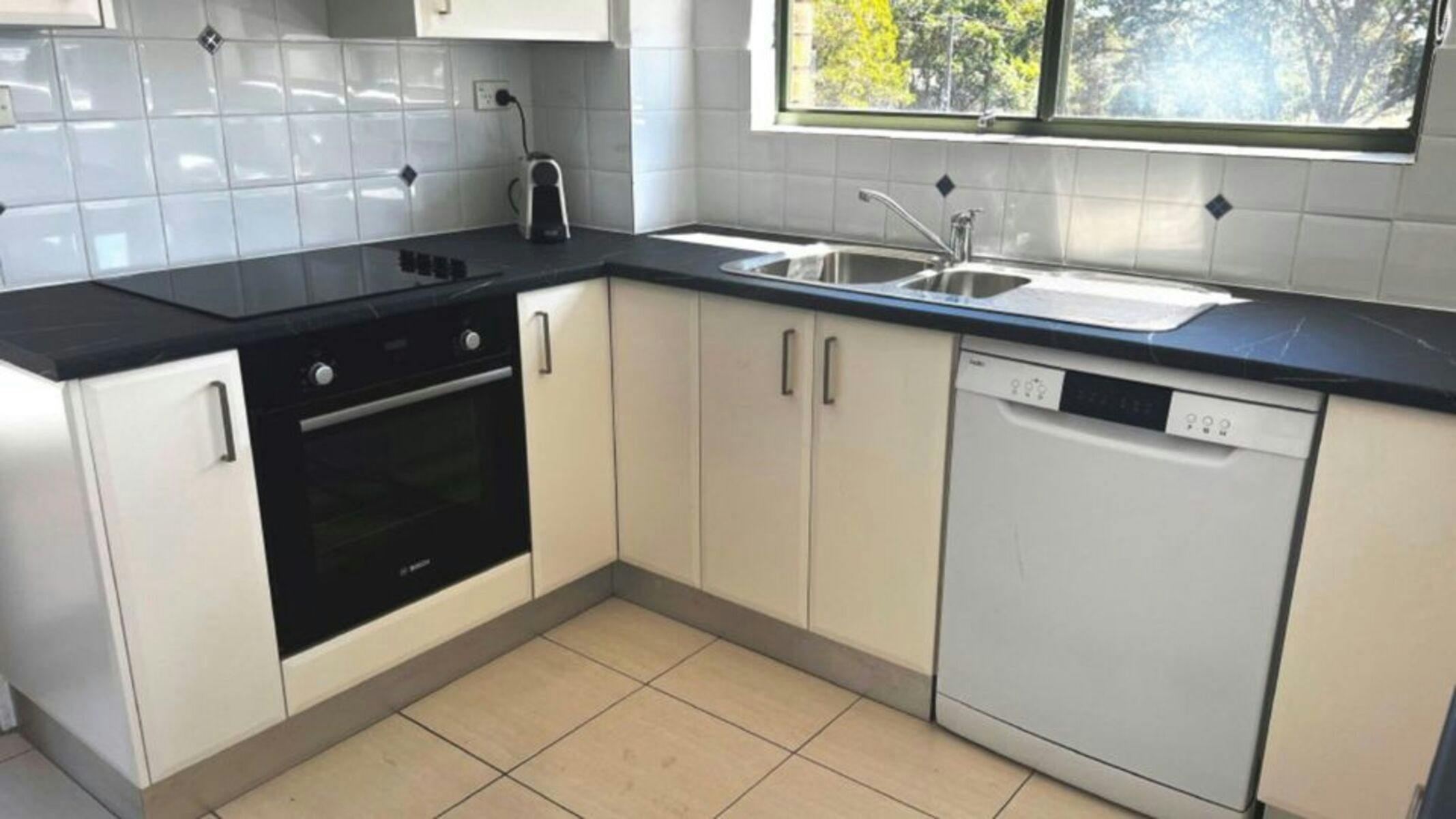 Kitchen with oven and dishwasher