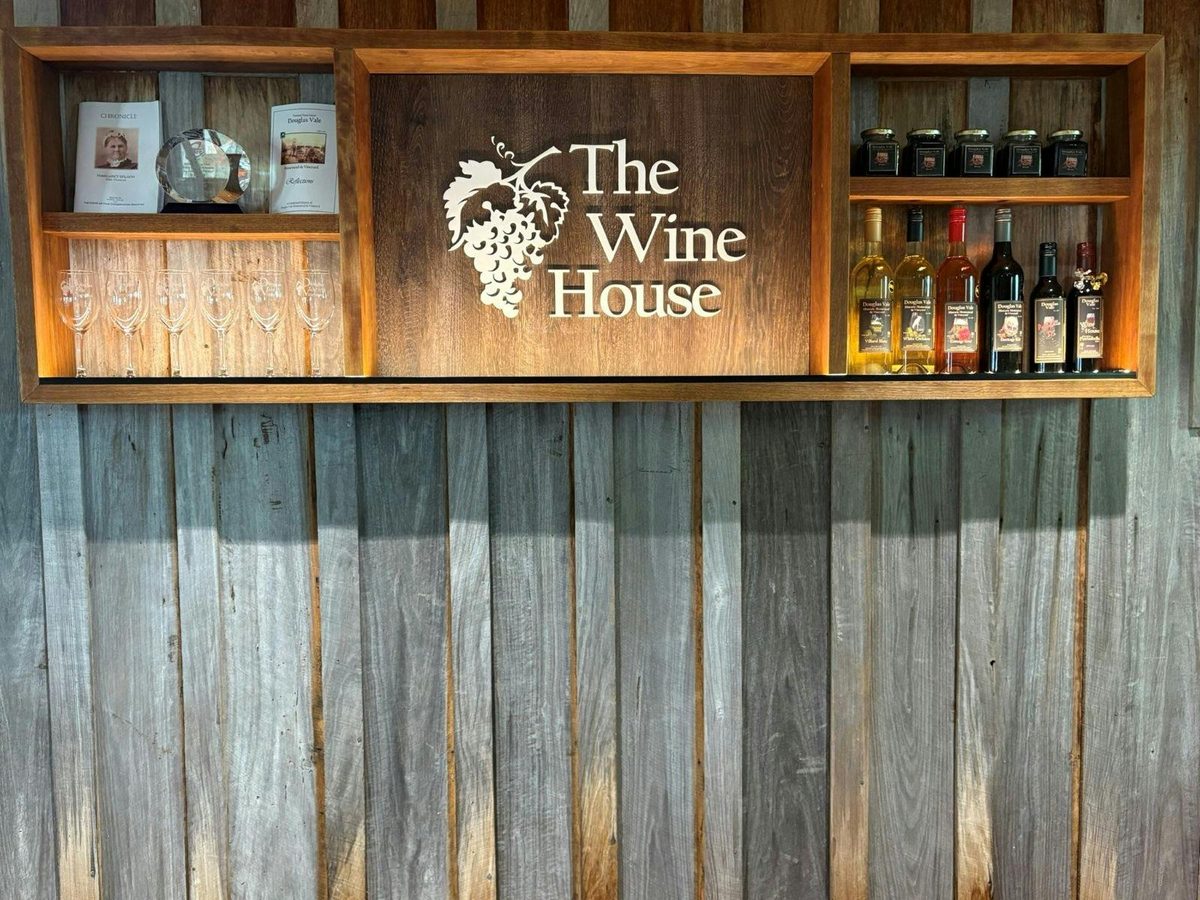 Wine House display shelf