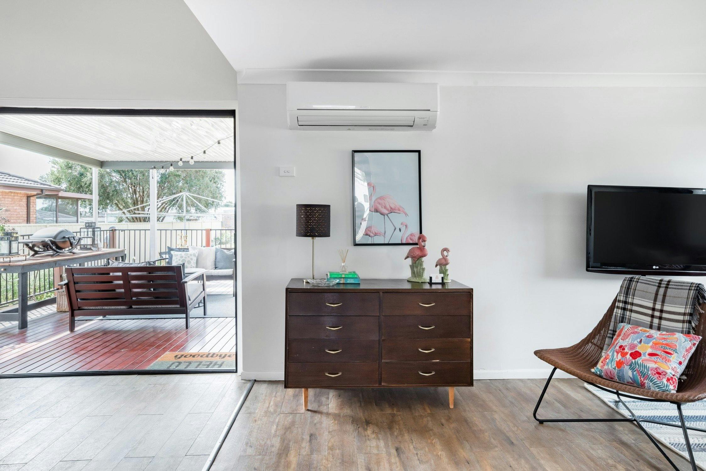 Stylish interior and great outdoor living space