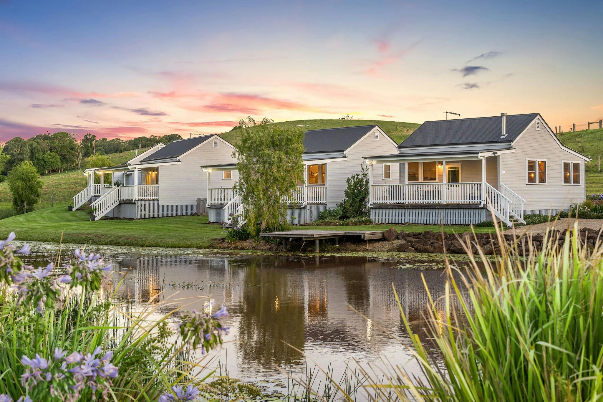 4 Holiday Cottages for holiday rental in the Hinterland of Byron Bay