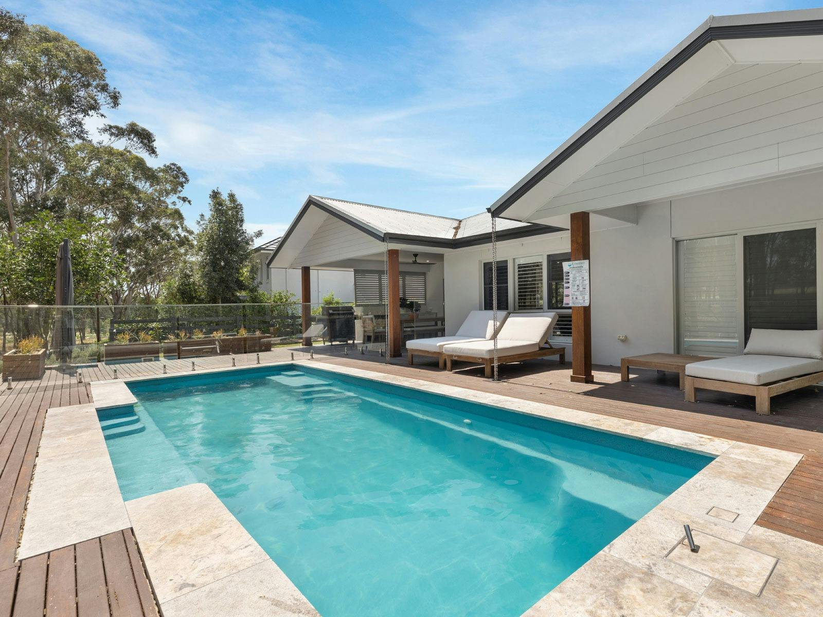 Hunter Dreaming outdoor entertainment area and pool