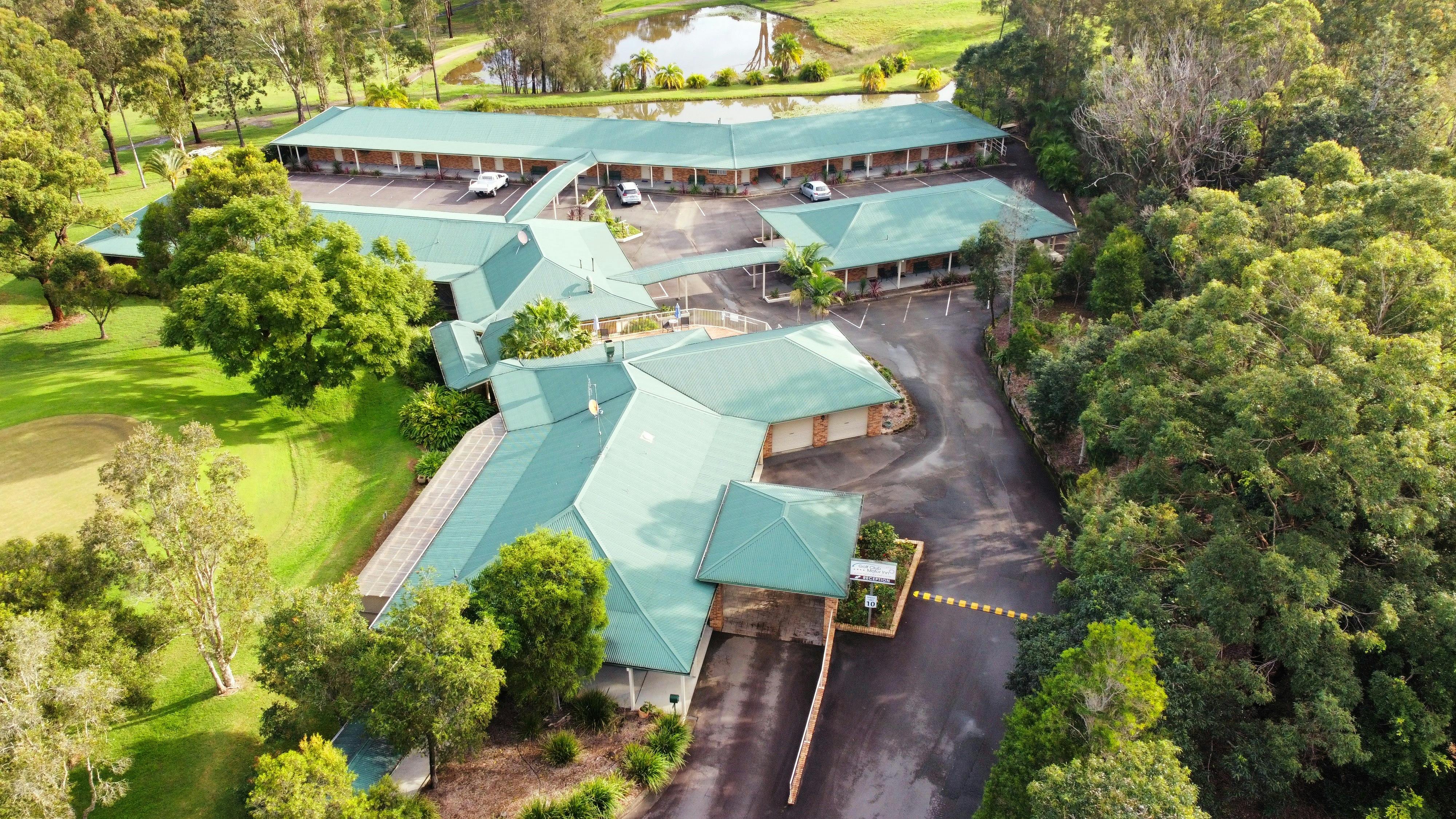 Birds Eye View of Motel