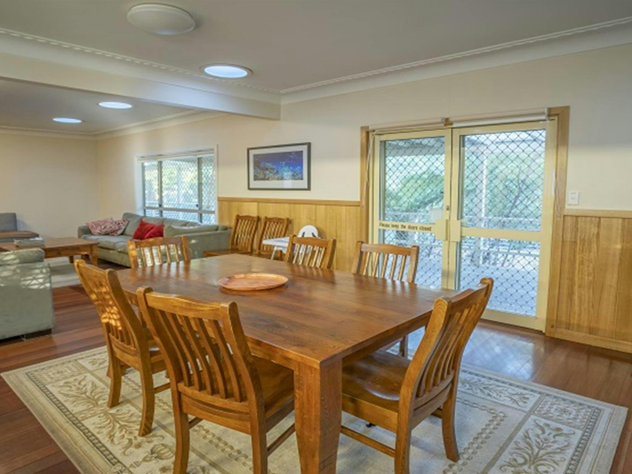 Dining room at Gibralter House: Photo: John Spencer/OEH