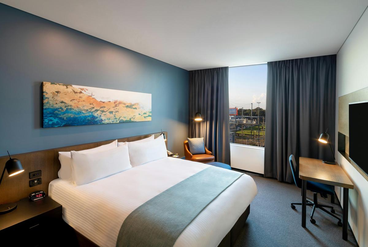 Main bedroom within Suite