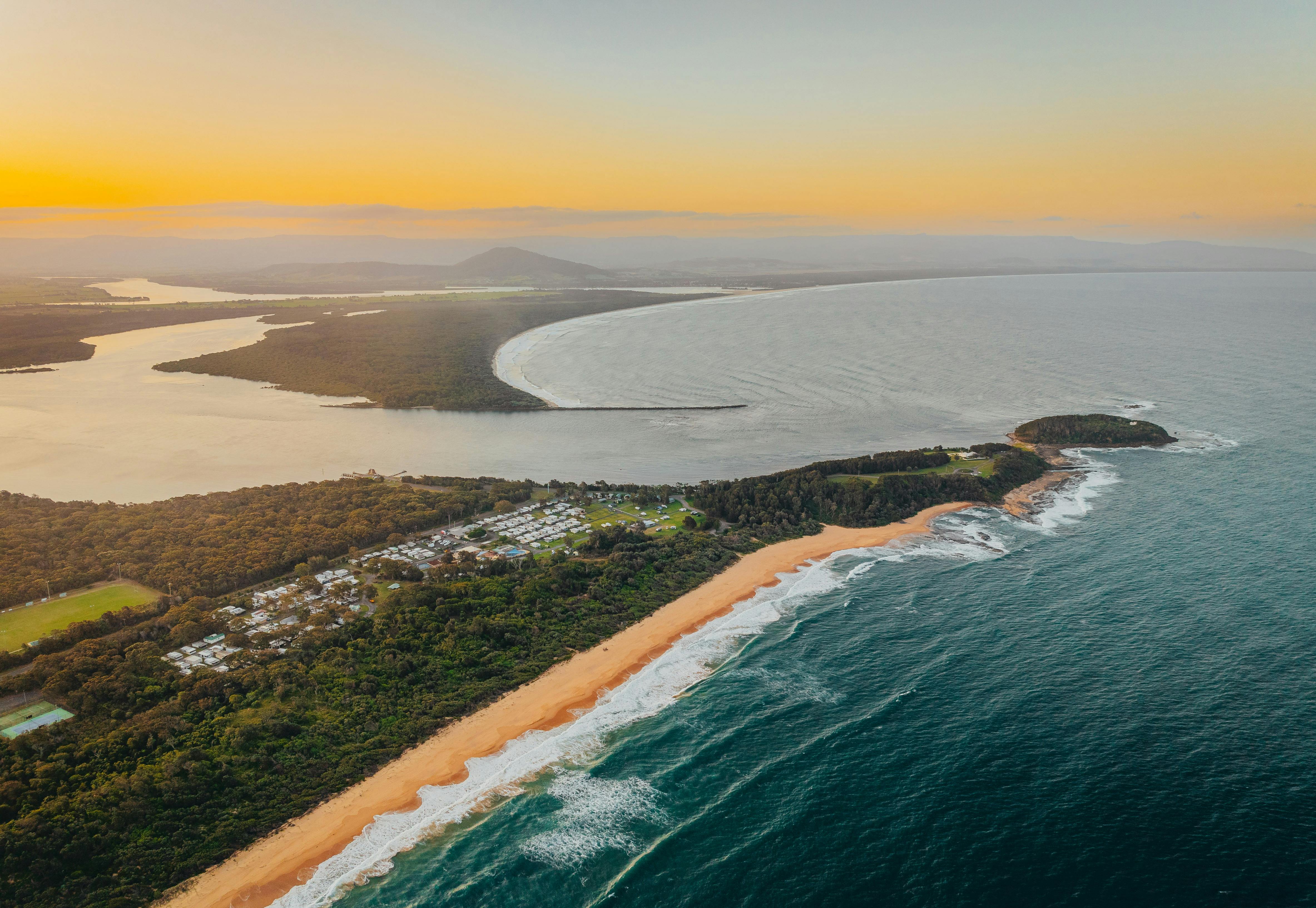 Holiday Haven Culburra Beach Aerial