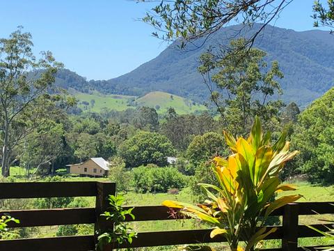 View from the front Garden @ Grey Gum Lodge