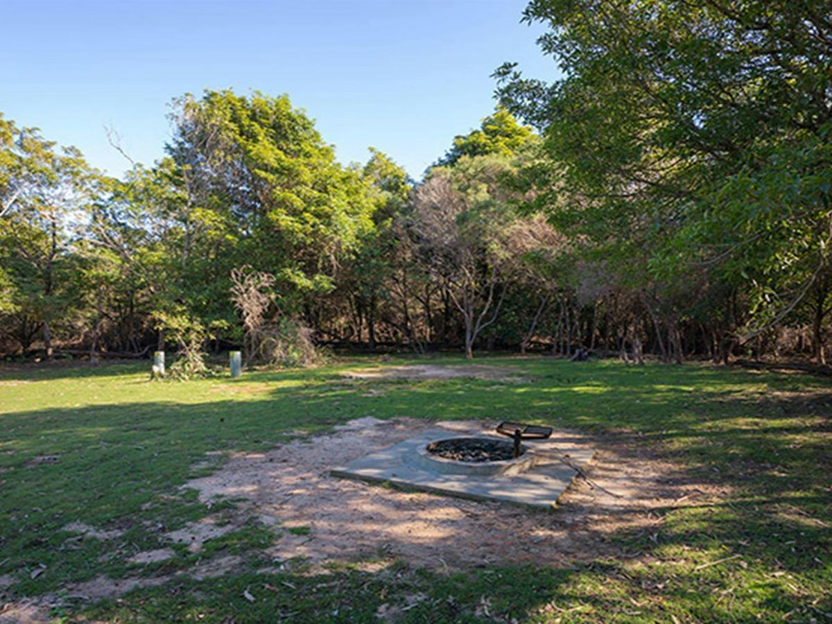 A fire ring at Hobart Beach campground, Bournda National Park. Photo: Daniel Tran/DPIE