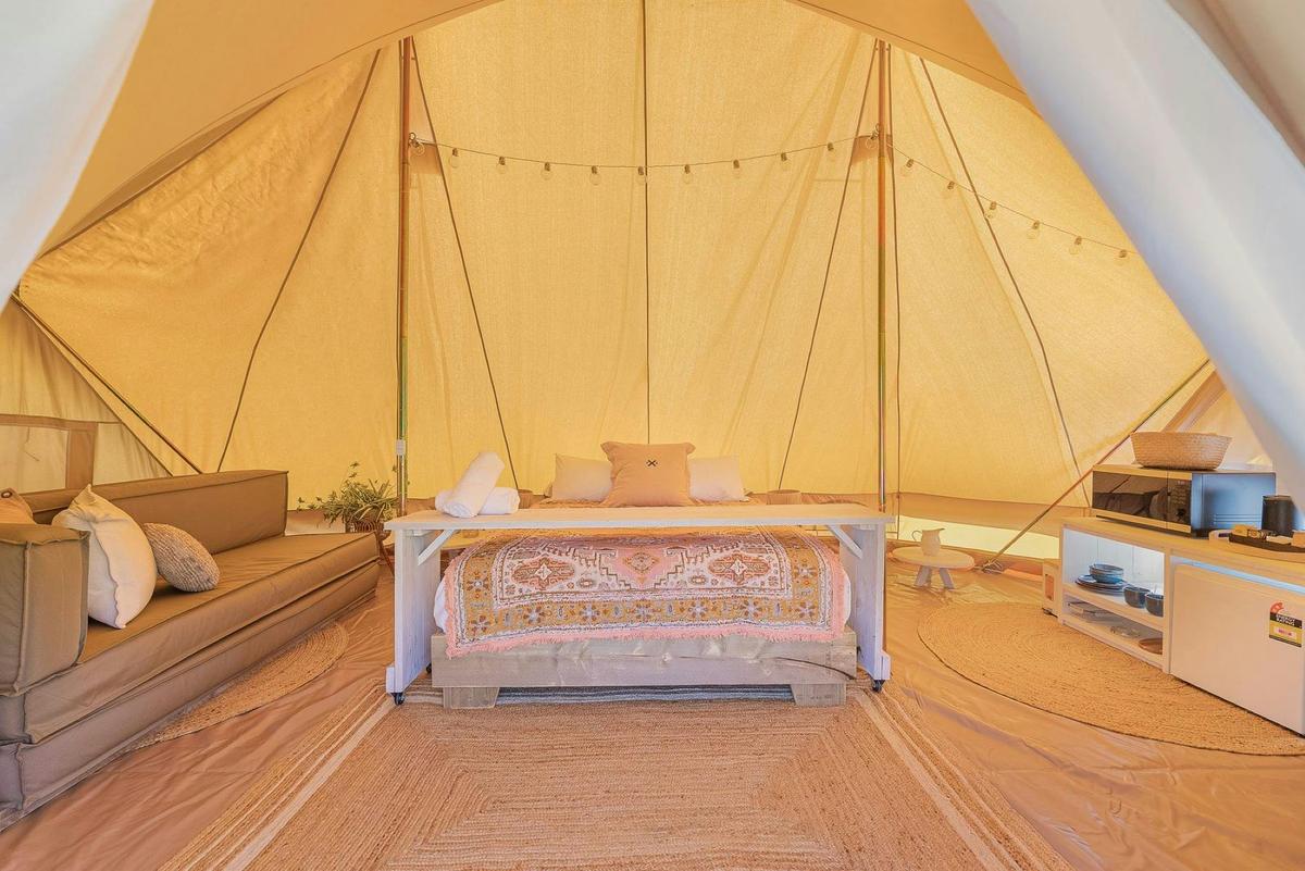 Banksia Retreat Tent Bedroom