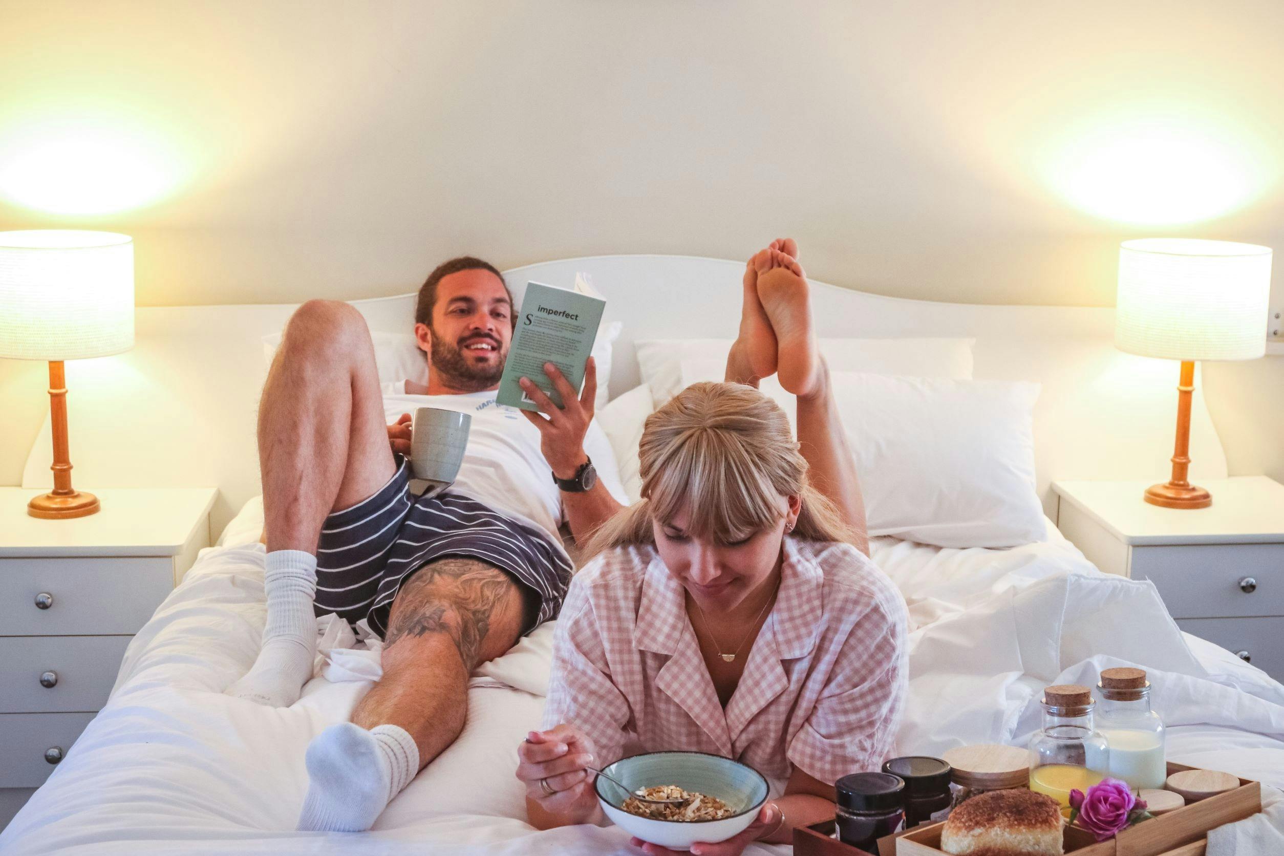 Boutique Breakfast Trays can be delivered to your room