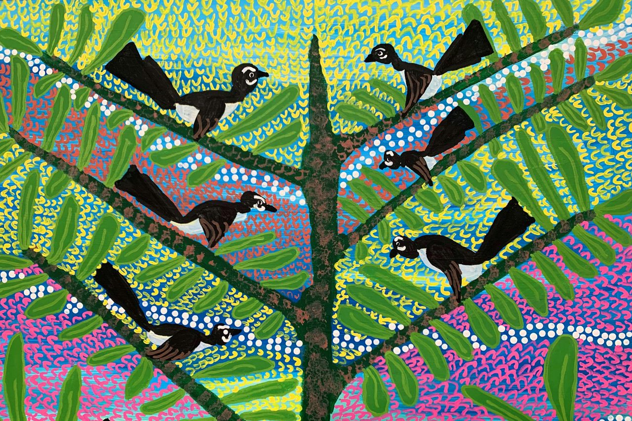 Detail from artwork by Mabel Ritchie