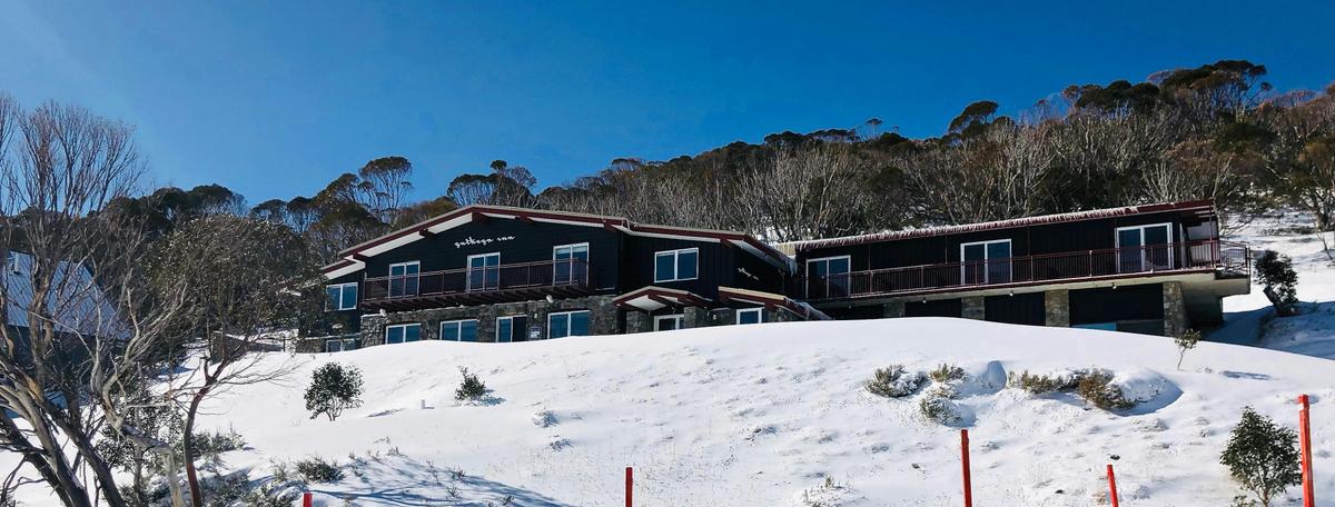 Guthega Inn winter exterior
