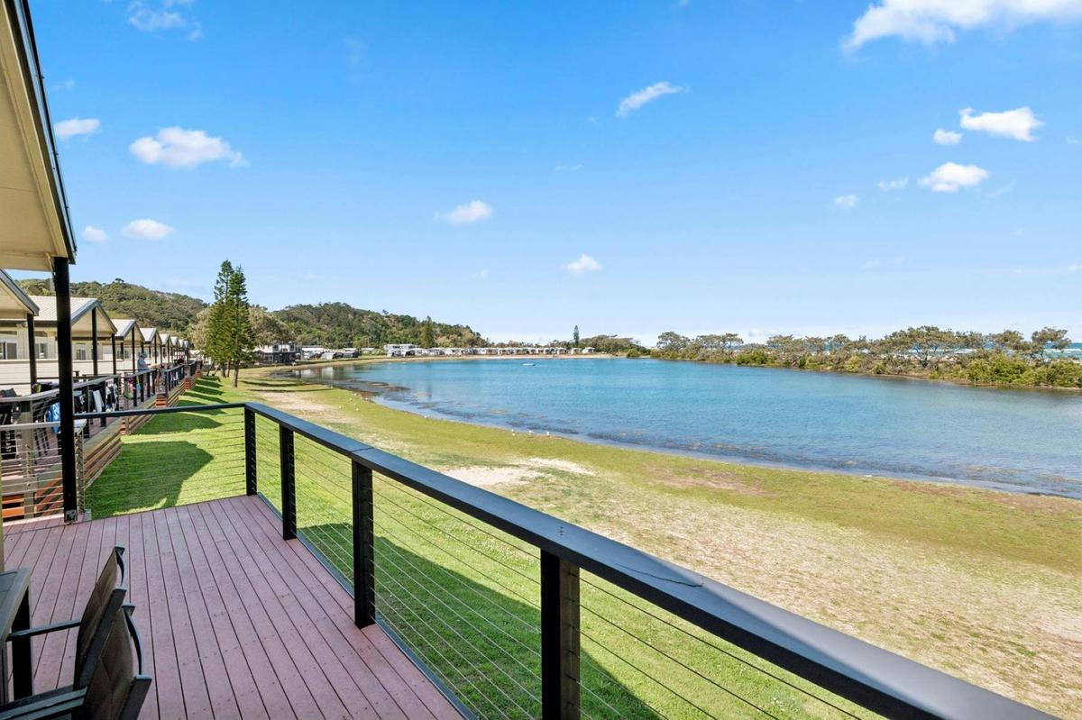 2 Bedroom Waterfront Deluxe Spa Cabin View