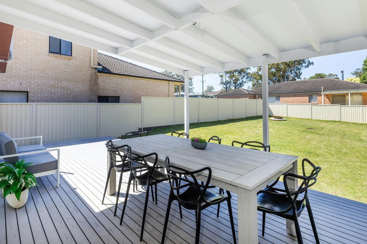 Outdoor dining area